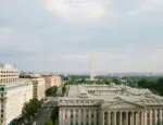 An aerial view of D.C.