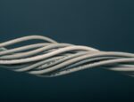 A bundle of twisting wires.