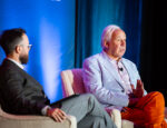 Paul Kusserow and Bob Holly talking during an HHCN FUTURE Fireside Chat.